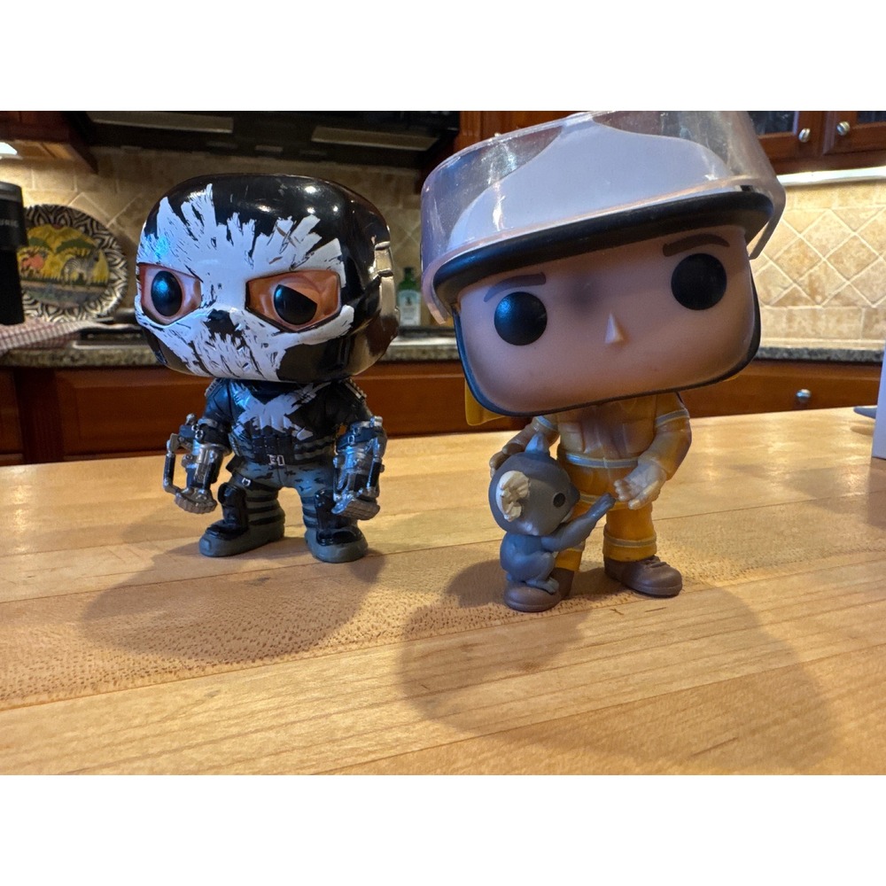 Funko Pop Marvel Crossbones 140 & Bushfire Heroes Firefighter with Koala Lot
